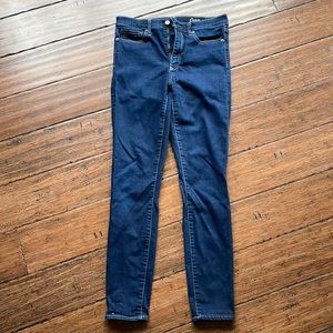 Gap dark denim skinny jeans size 29 R